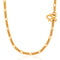 Vintage 24kt Figaro Chain Necklace