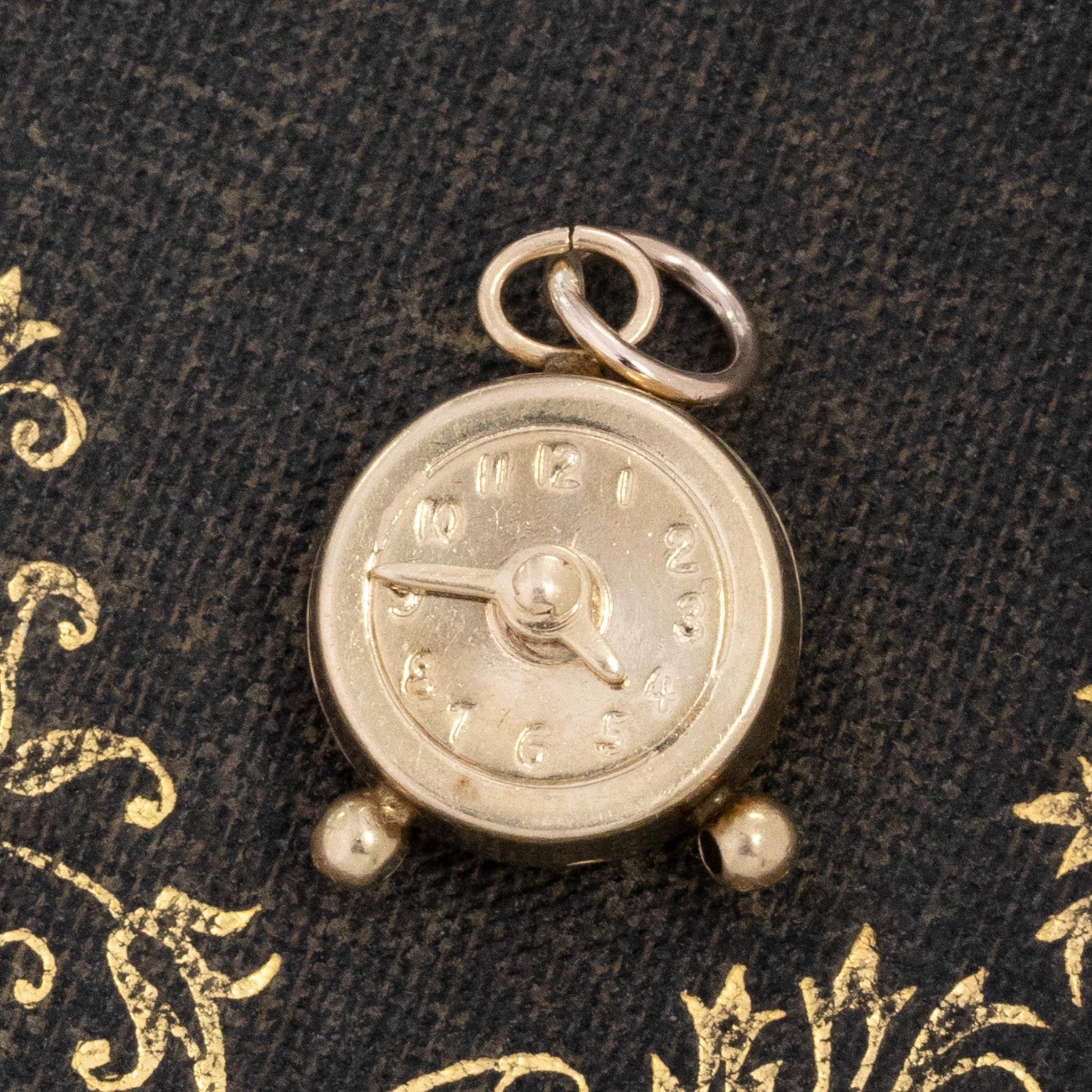 Vintage Alarm Clock Charm