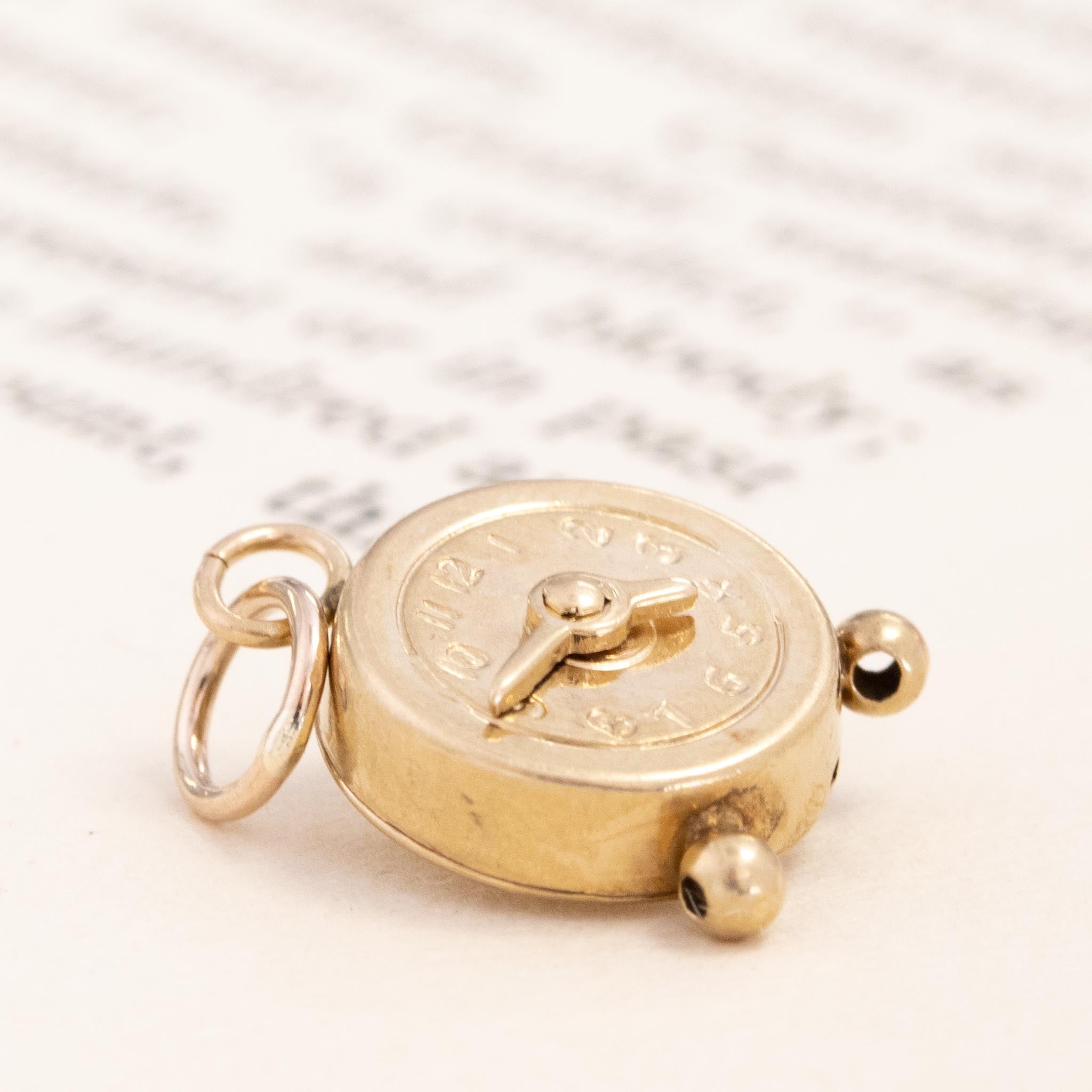 Vintage Alarm Clock Charm