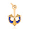 Vintage Anchor Plique-a-Jour Pendant, Italian