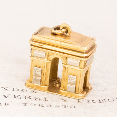Vintage Arc de Triomphe Pendant, by Hermes France