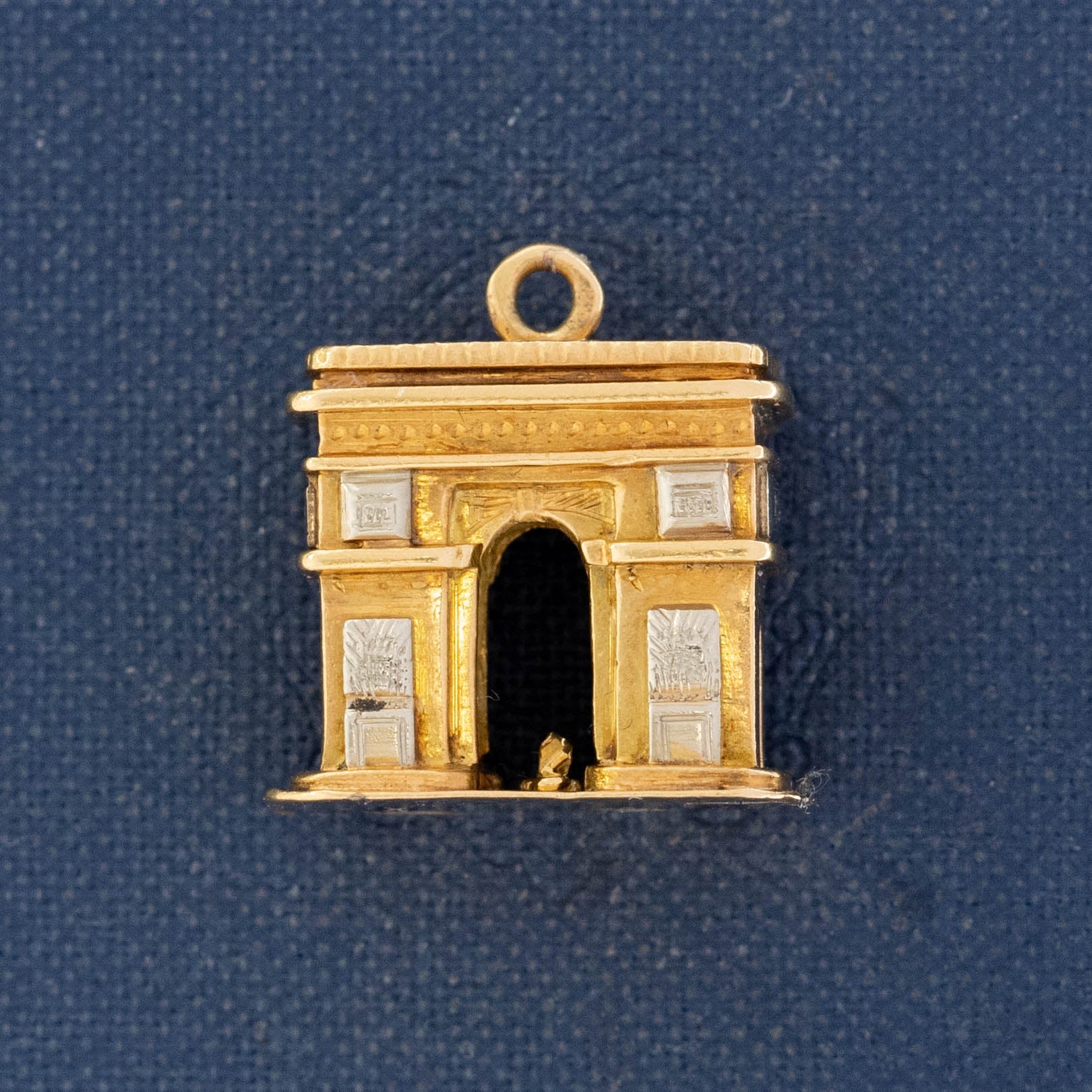 Vintage Arc de Triomphe Pendant, French