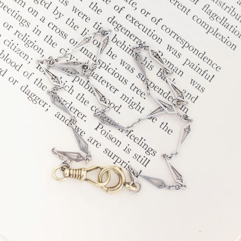 Vintage Arrow Point & Cable Link Chain