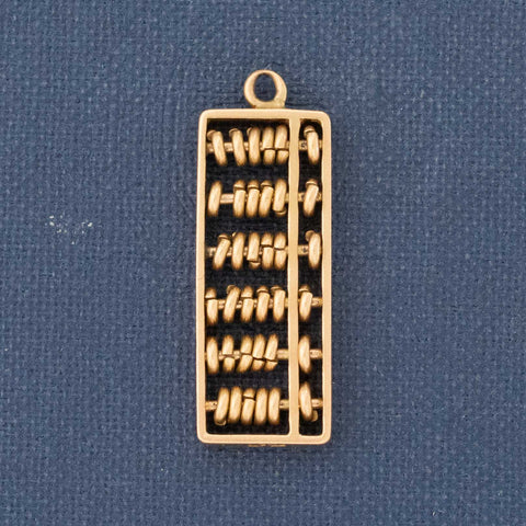 Vintage Articulating Abacus Charm