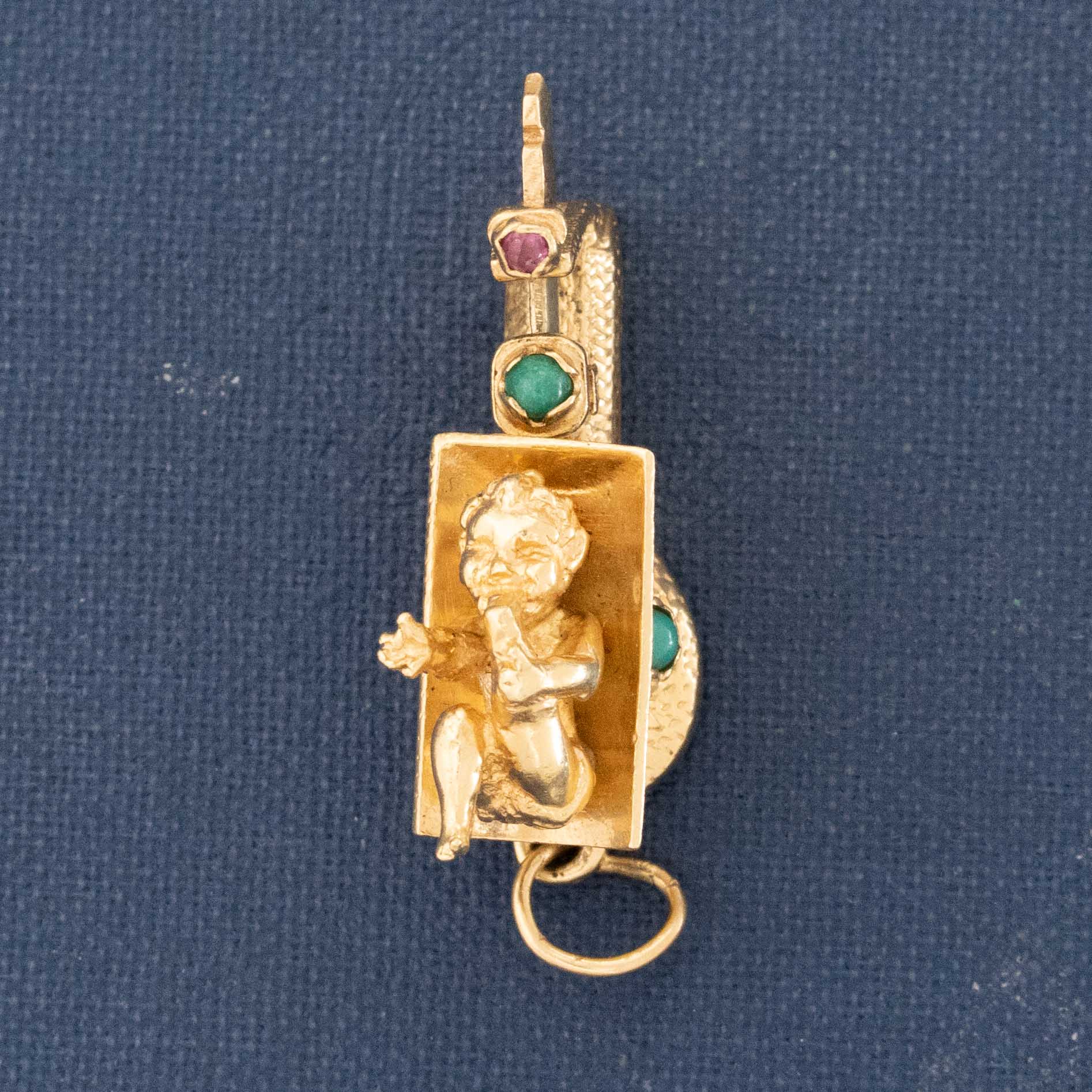 Vintage Articulating Baby Scale Charm