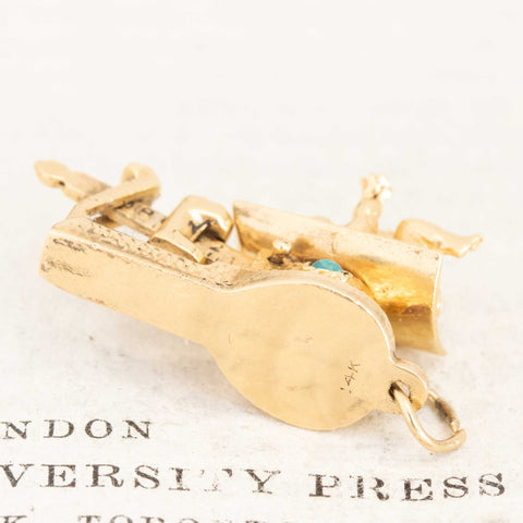 Vintage Articulating Baby Scale Charm