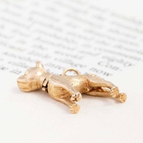 Vintage Articulating Boxer Charm/Pendant