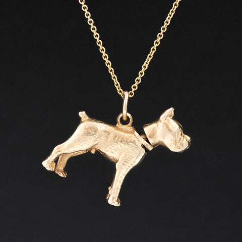 Vintage Articulating Boxer Charm/Pendant