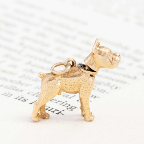 Vintage Articulating Boxer Charm/Pendant