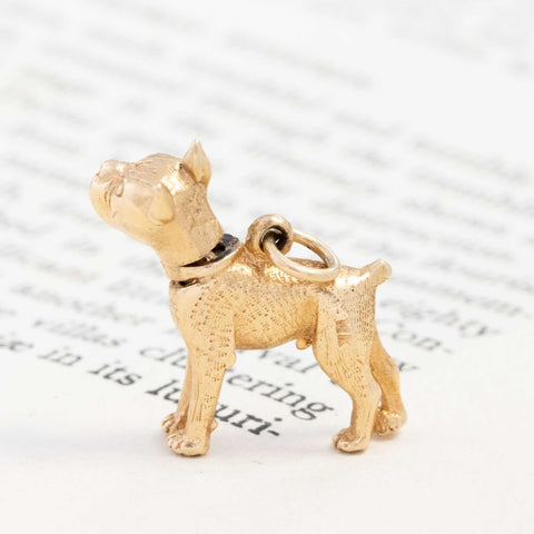 Vintage Articulating Boxer Charm/Pendant