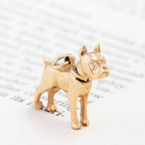 Vintage Articulating Boxer Charm/Pendant