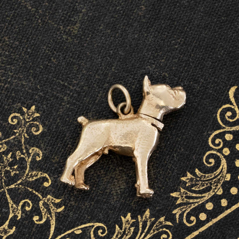Vintage Articulating Boxer Charm/Pendant