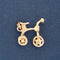 Vintage Articulating Kids Tricycle Charm