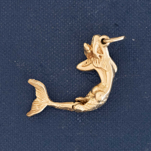 Vintage Articulating Mermaid Charm