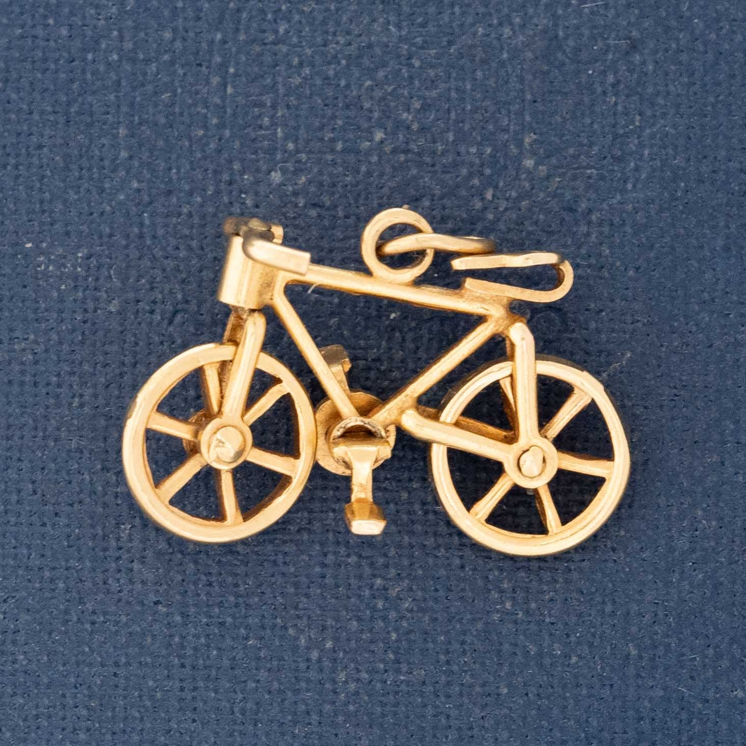 Vintage Articulating Road Bike Charm