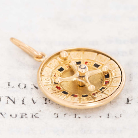 Vintage Articulating Roulette Table Charm