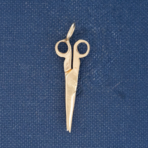 Vintage Articulating Scissors Charm