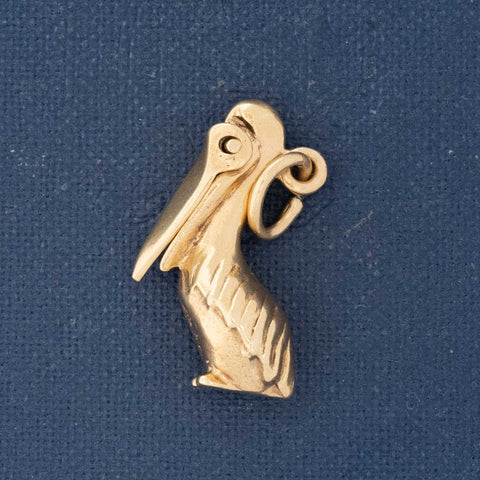 Vintage Articulating Pelican Charm