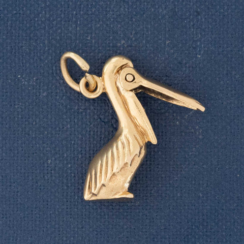Vintage Articulating Pelican Charm