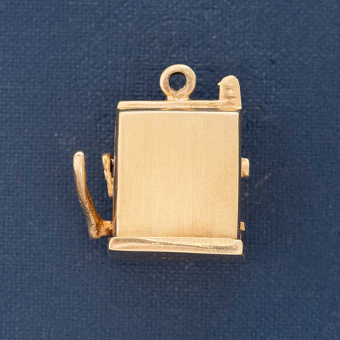 Vintage Articulating Slot Machine Charm