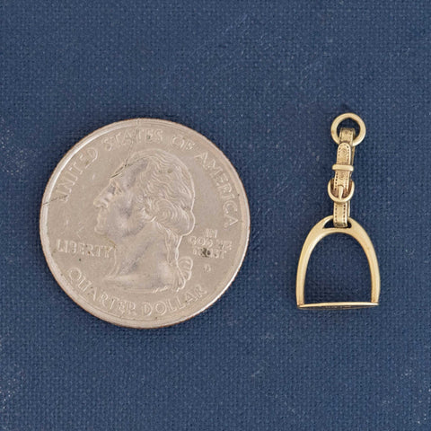 Vintage Articulating Stirrups Charm