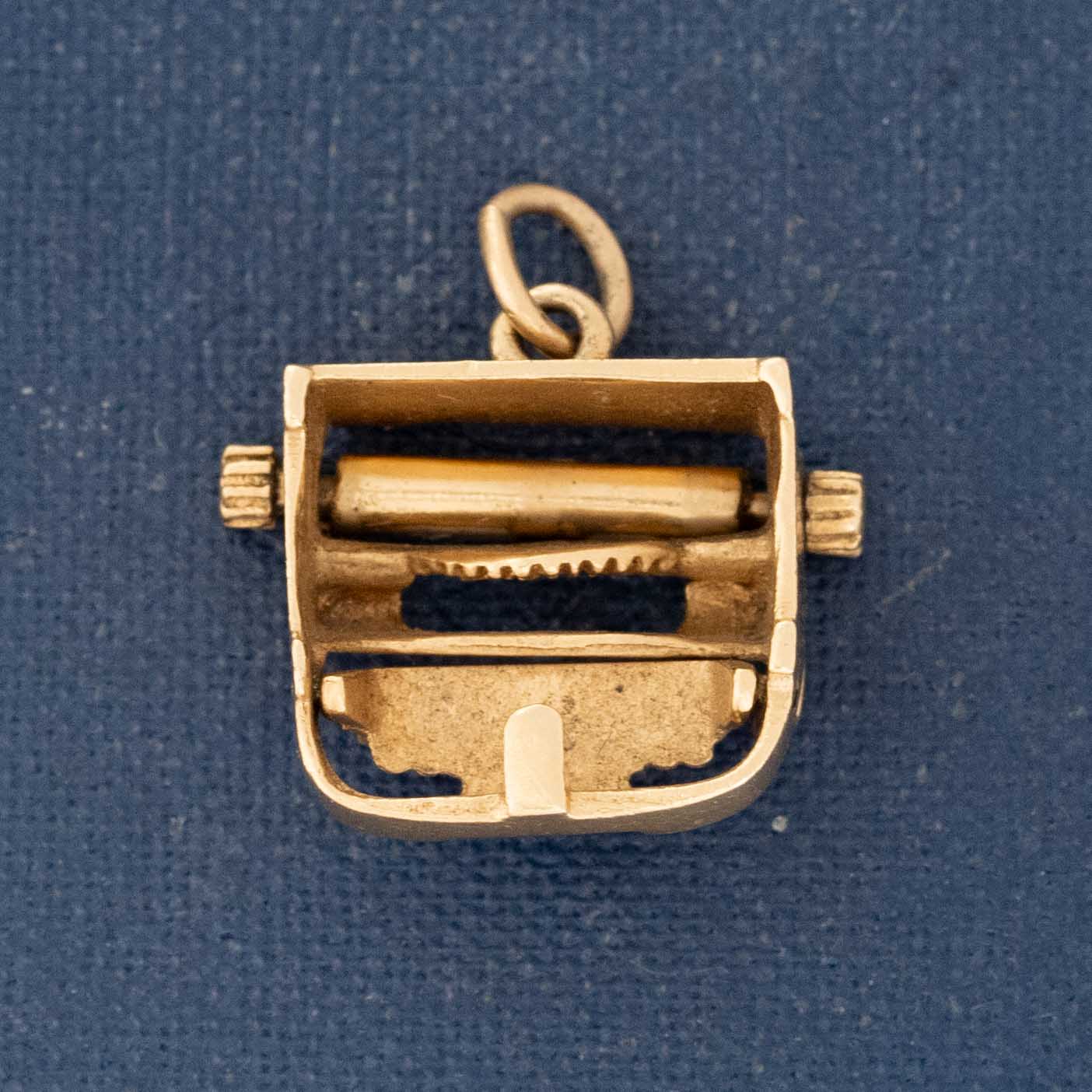 Vintage Articulating Type Writer Charm