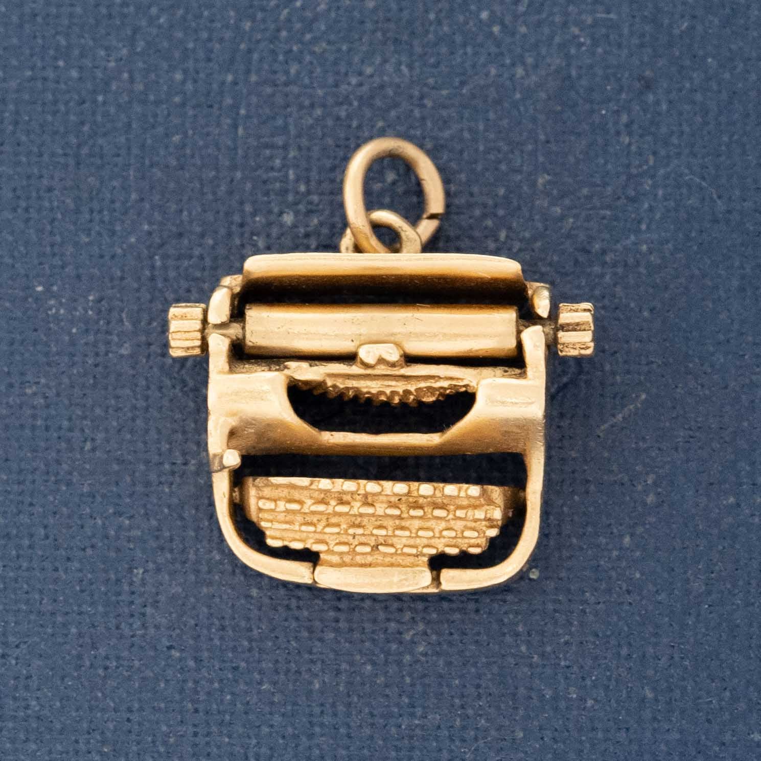 Vintage Articulating Type Writer Charm