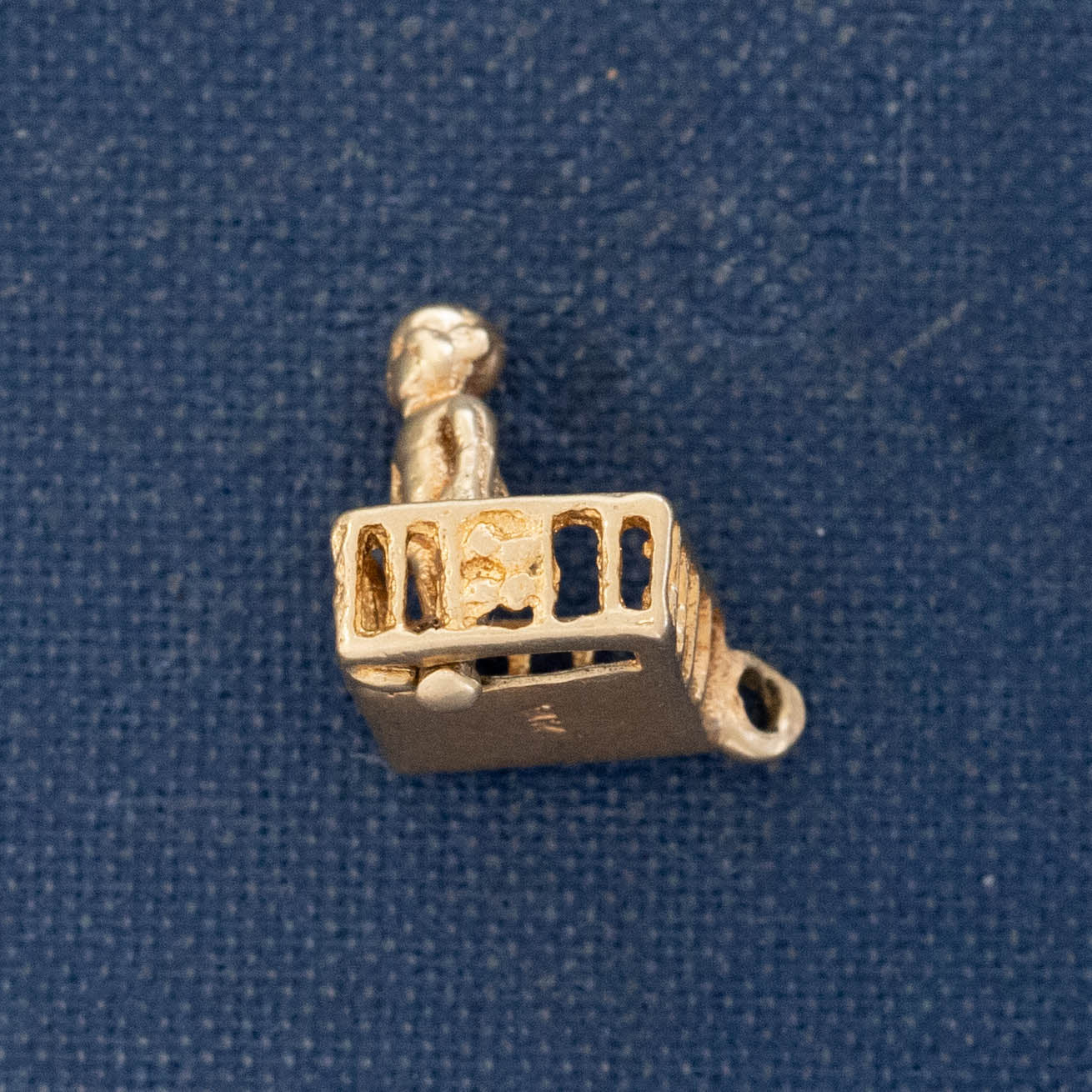 Vintage Baby in Playpen Charm