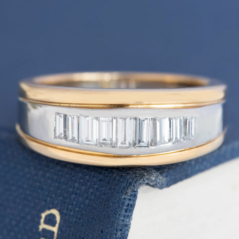 Vintage Baguette Cut Diamond Graduated Band, by Tiffany & Co.