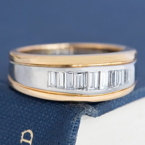Vintage Baguette Cut Diamond Graduated Band, by Tiffany & Co.
