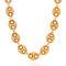 Vintage Balestra 14K yellow gold jumbo mariner link chain necklace, 23 inch