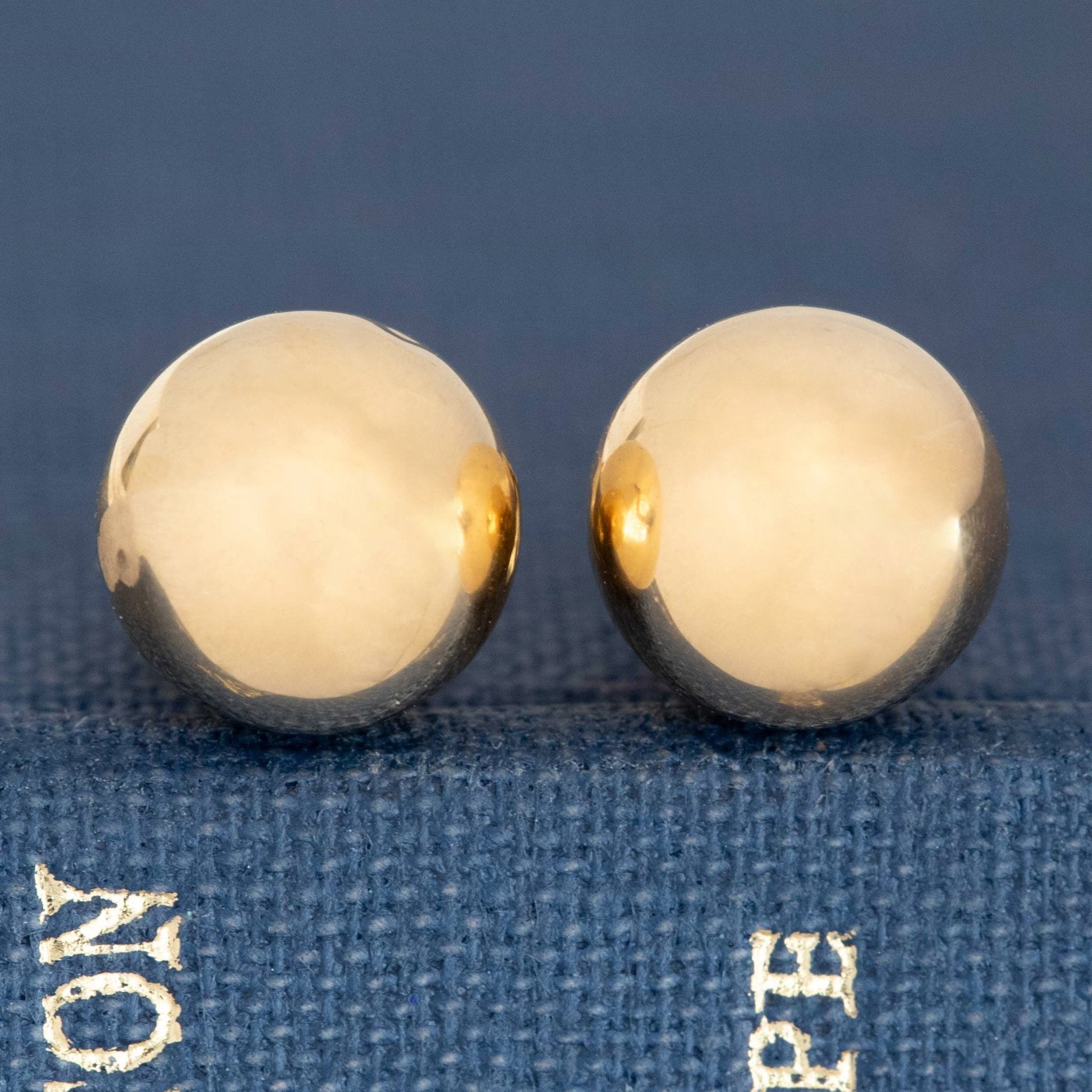 Vintage Ball Stud Earrings