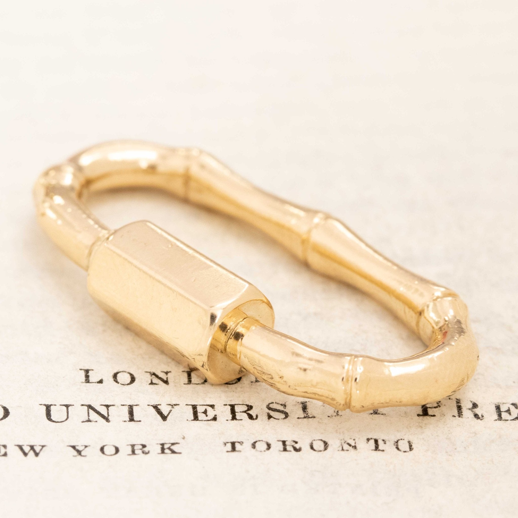 Vintage Bamboo Carabiner, by Tiffany & Co.