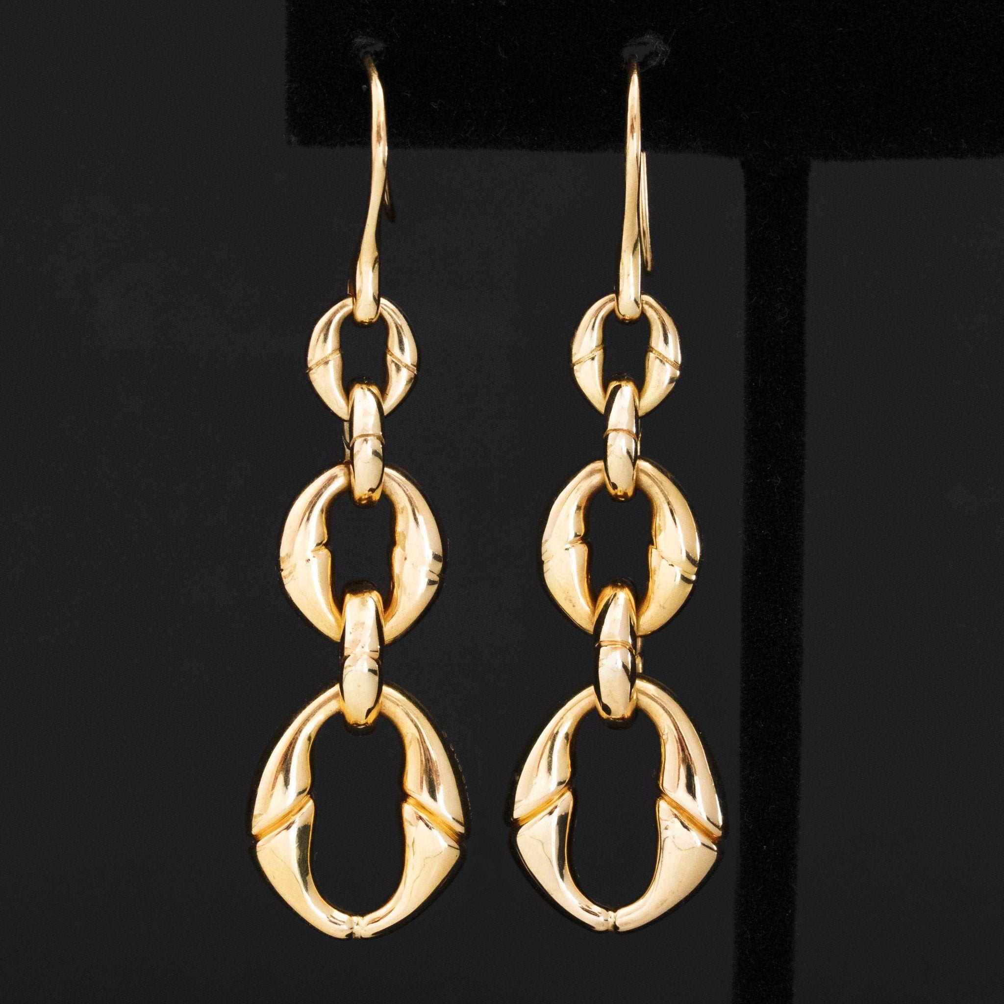 Vintage Bamboo Drop Earrings, by Gucci