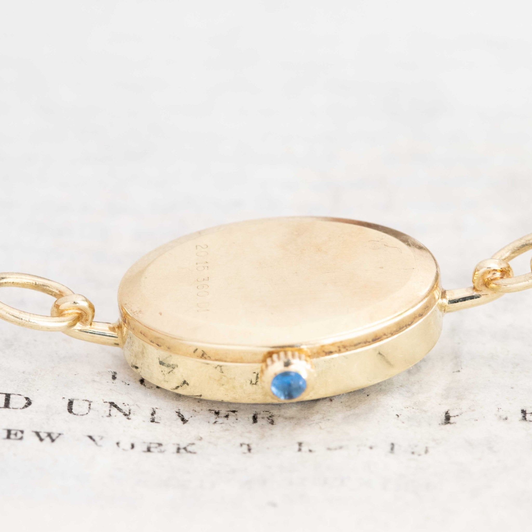 Tiffany bracelet-style vintage watch with cabochon crown