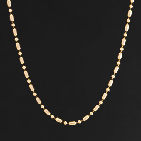 Vintage Bar & Bead Link Chain