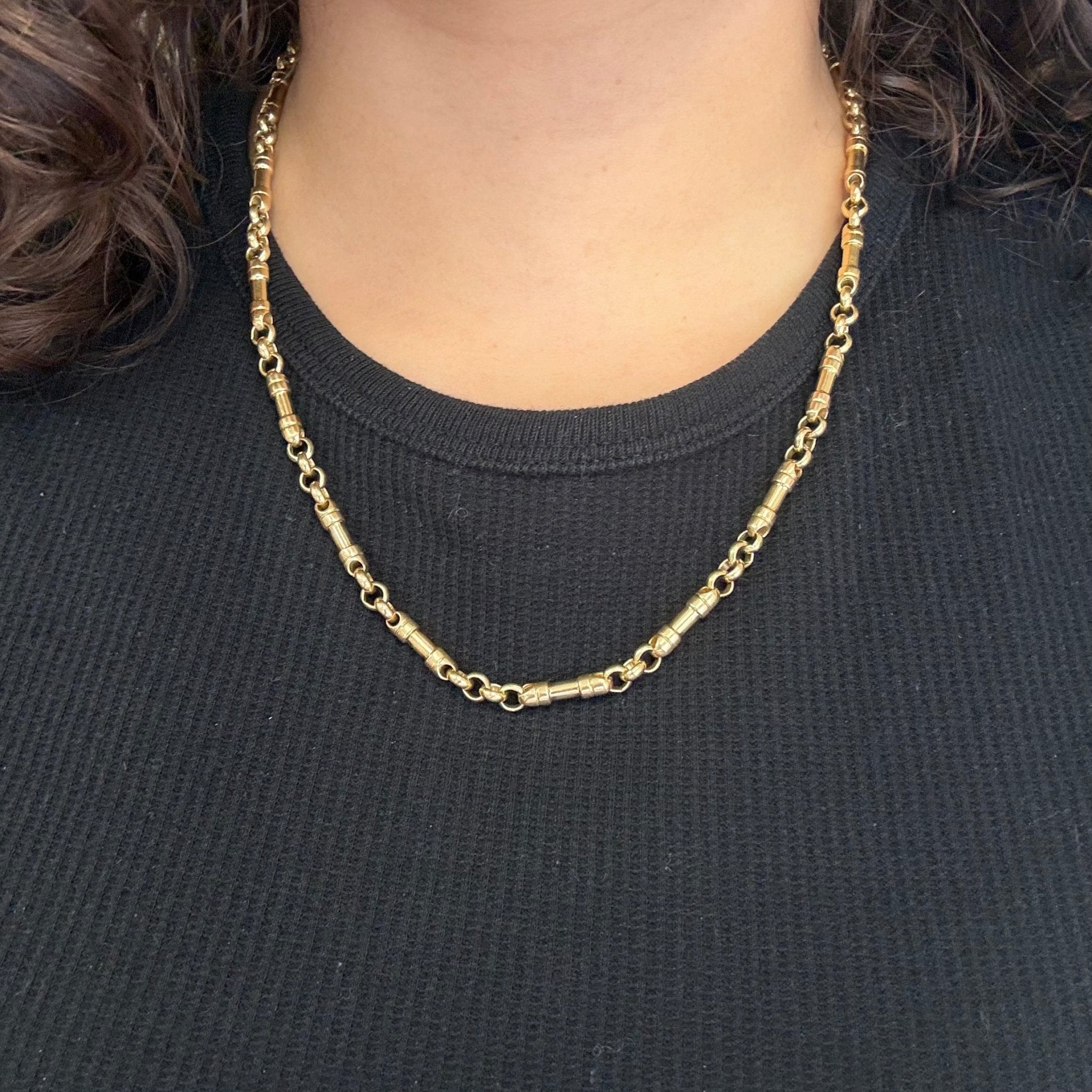 Vintage Bar Link Chain Necklace, by Tiffany & Co.