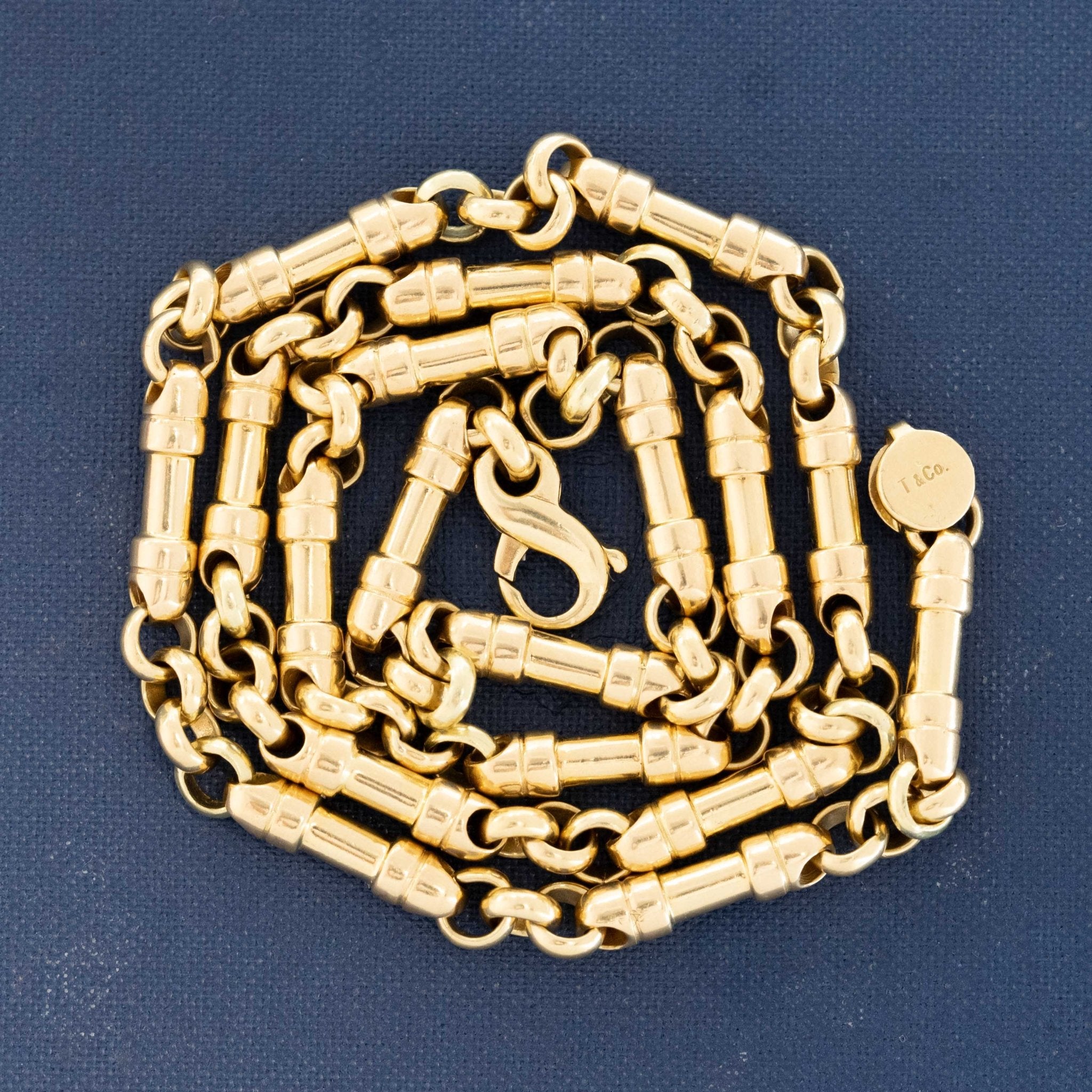 Vintage Bar Link Chain Necklace, by Tiffany & Co.