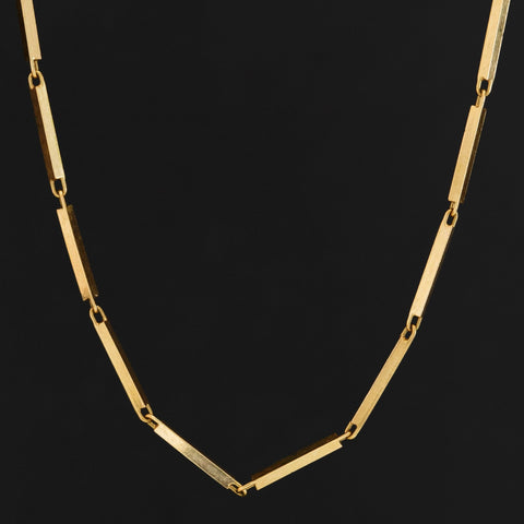 Vintage Bar Link Chain Necklace, by Uno A Erre