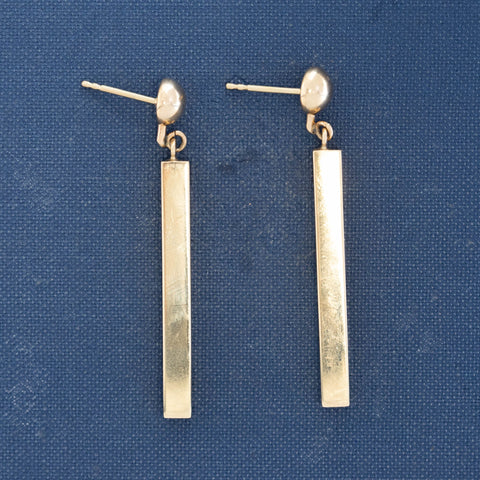Vintage Bar Link Drop Earrings