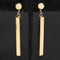 Vintage Bar Link Drop Earrings