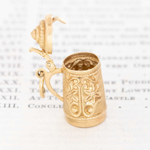 Vintage Beer Stein Charm