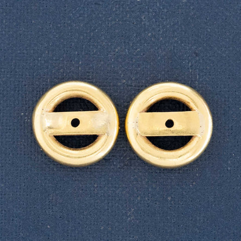 Vintage Bezel Earrings Jacket