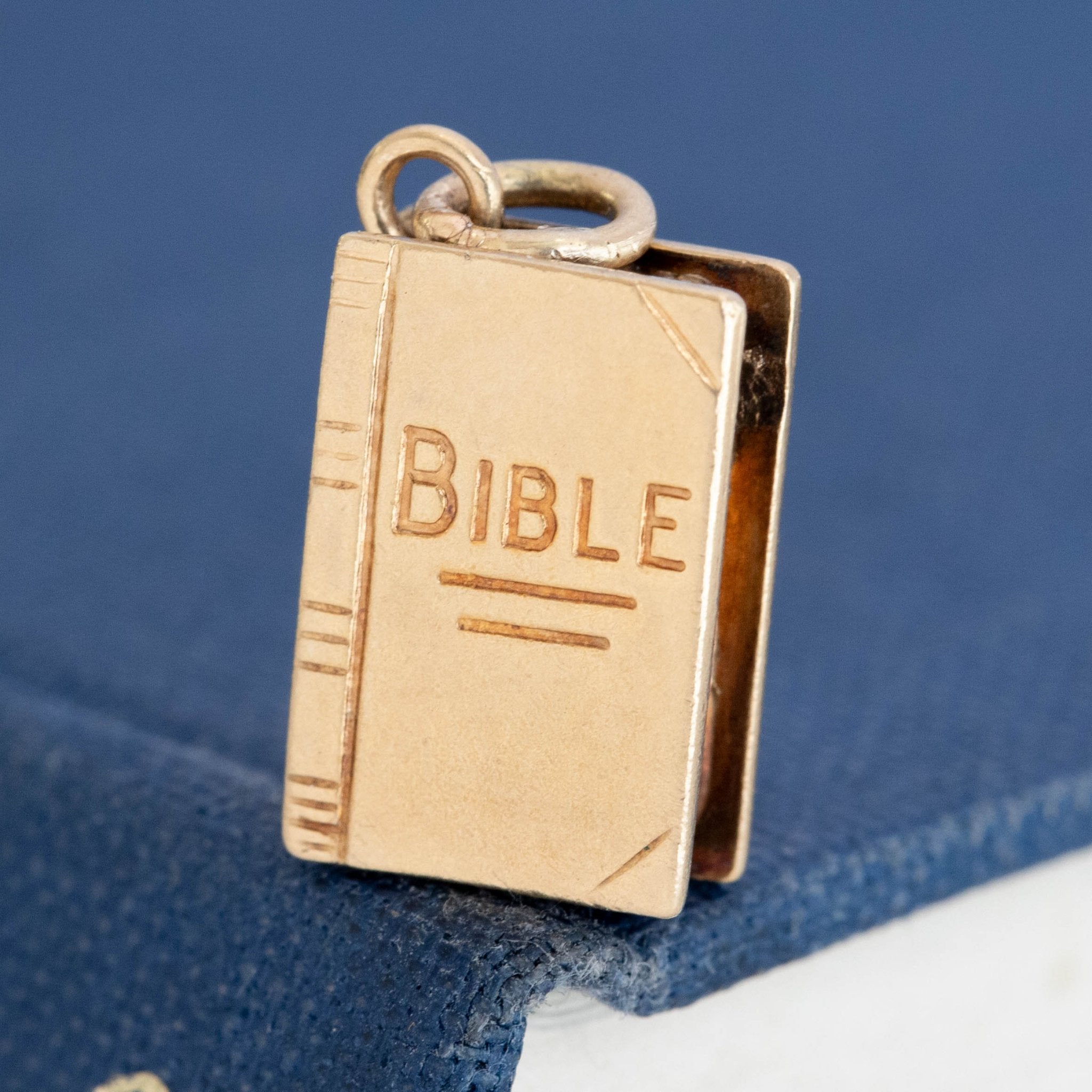 Vintage Bible Charm