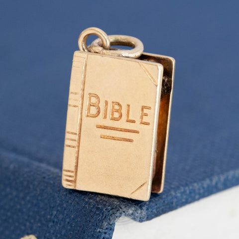 Vintage Bible Charm