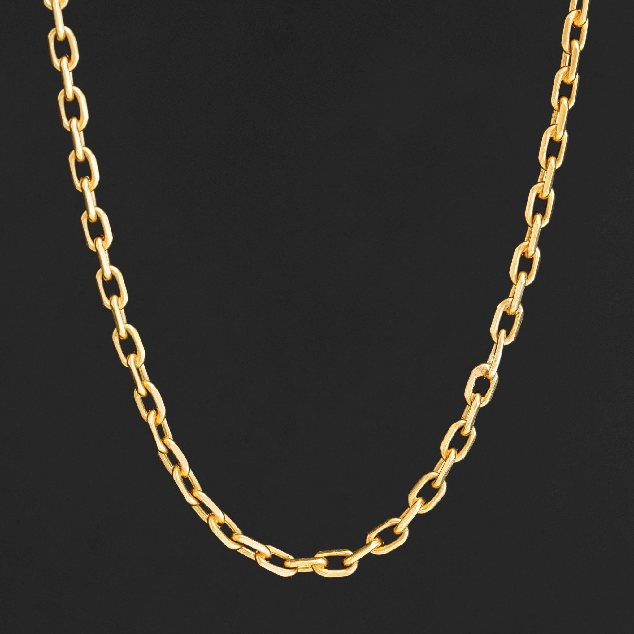 Vintage Biker Link Chain Necklace