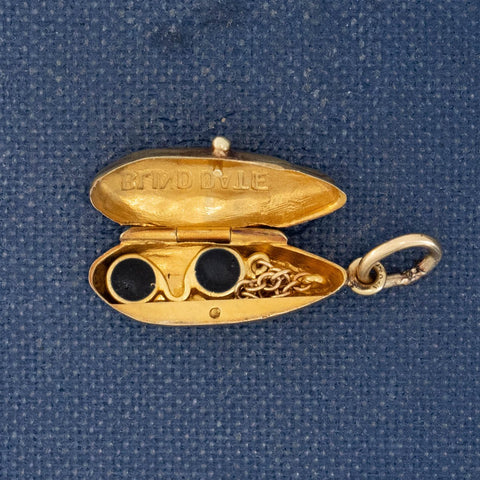 Vintage Blind Date Glasses Case Charm