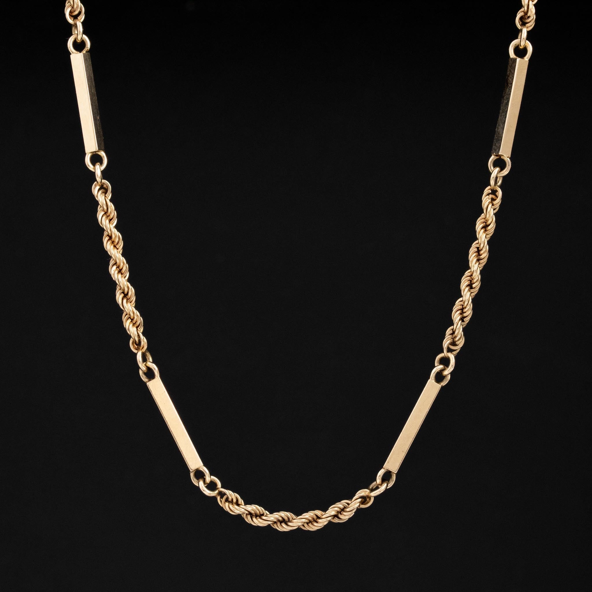 Vintage Block & Rope Chain