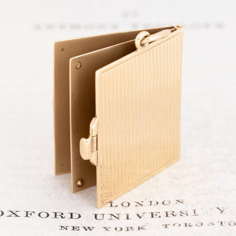 Vintage Book Locket by Cartier