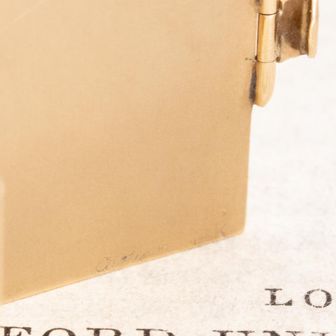Vintage Book Locket by Cartier